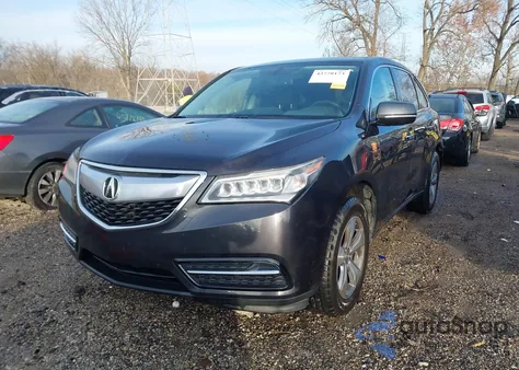 2014 Acura Mdx from USA, damaged, VIN 5FRYD4H2XEB017707